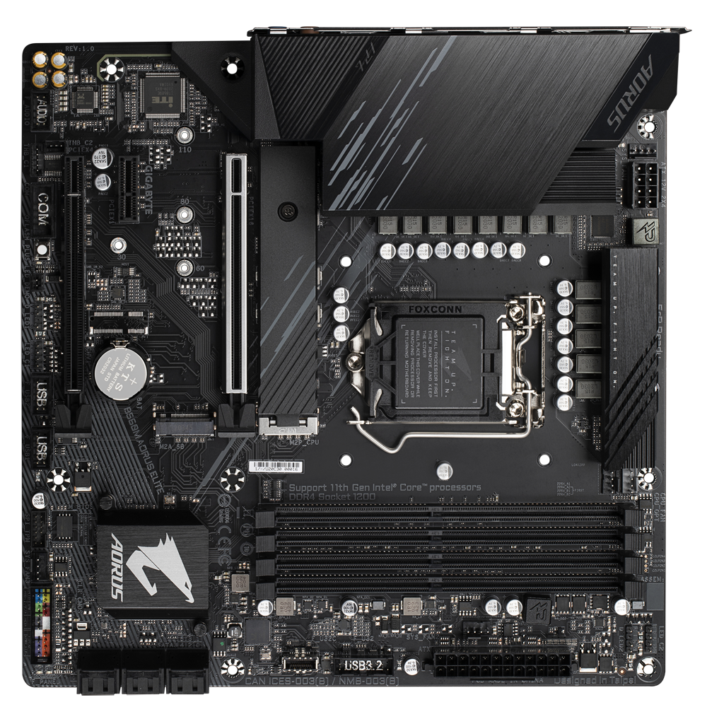 Gigabyte B560M AORUS ELITE Intel B560 LGA 1200 HDMI Micro-ATX Gaming Motherboard