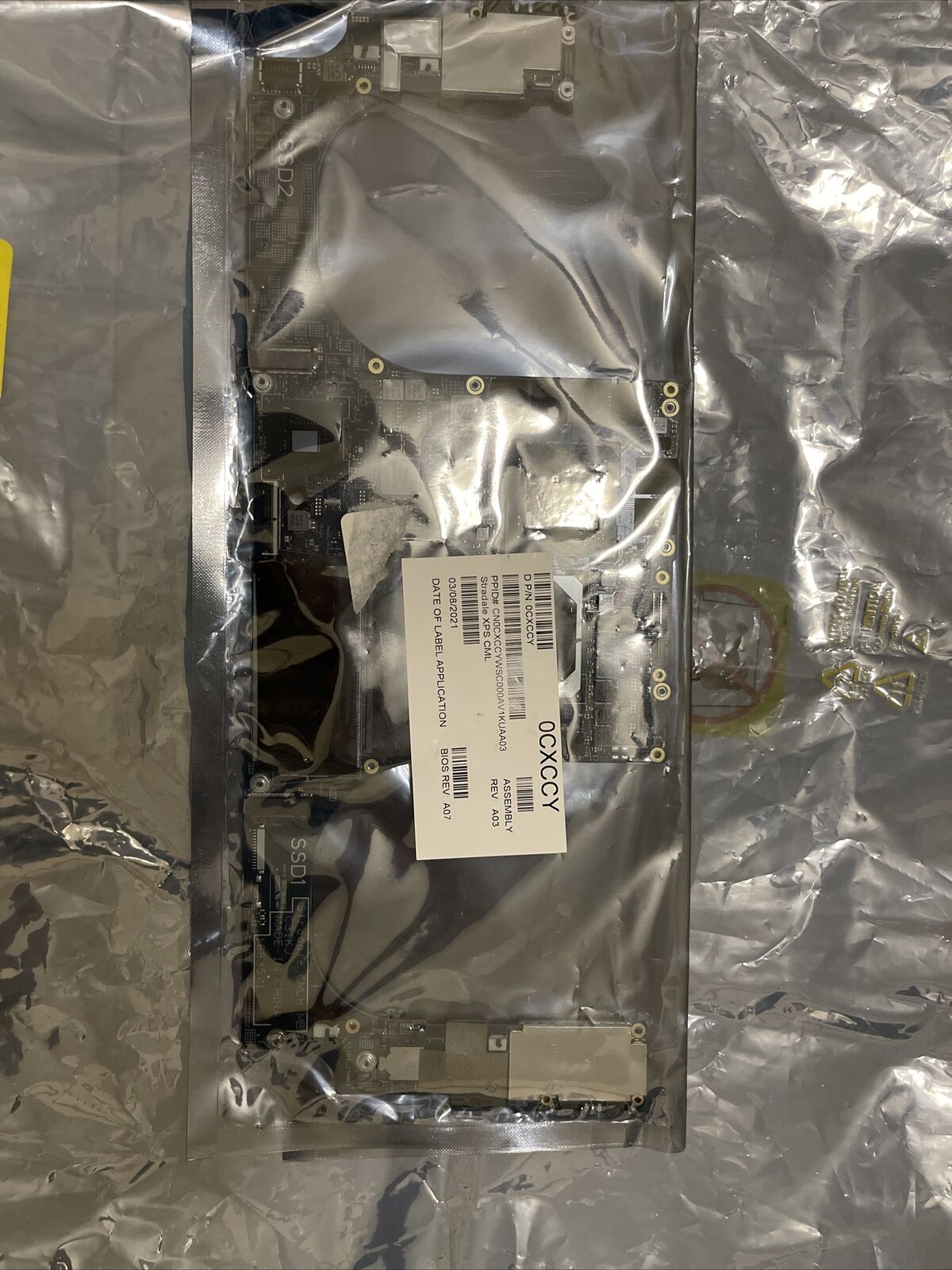 Genuine Dell XPS 9700 Laptop Motherboard i7-10875H RTX 2060 6GB 1650s CXCCY
