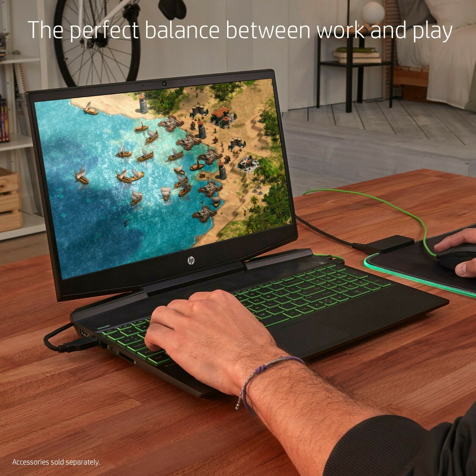 NEW HP Pavilion Gaming Laptop 15.6" FHD i5-10300H 4.3GHz 8GB 256GB SSD GTX 1650