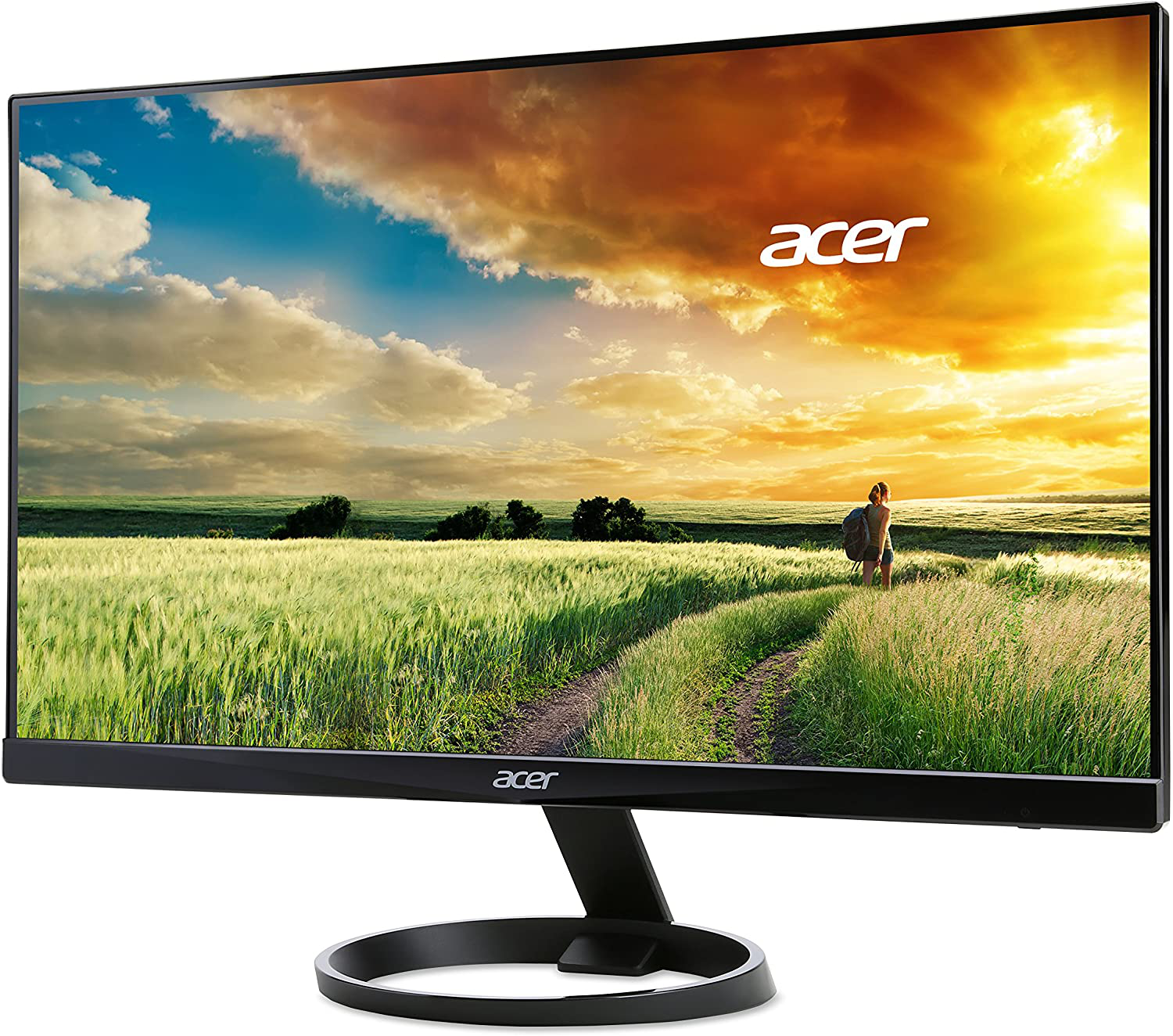 Acer R240HY Monitor Full HD, 60Hz, 4ms (G2G), HDMI 1.4, DVI, VGA