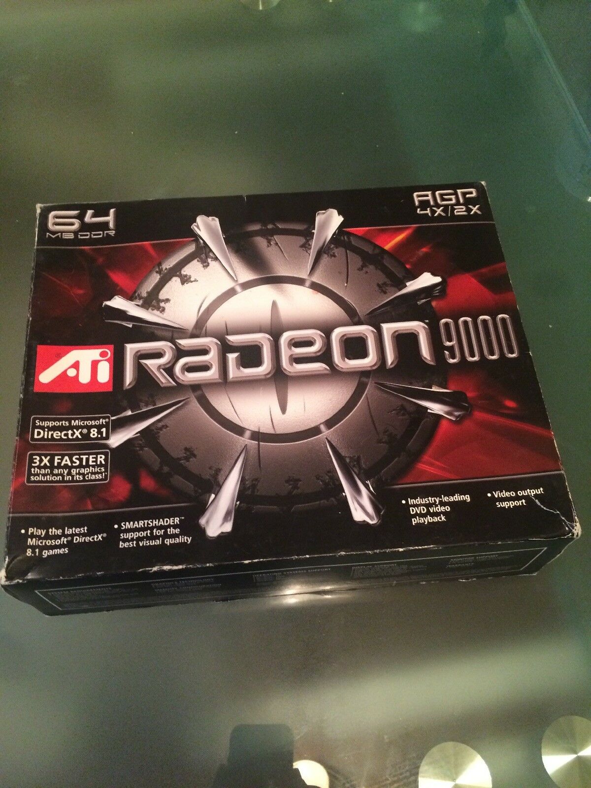ATi Radeon 9000 64MB AGP video card Part Number: 102G011801 VGA & S-Video out