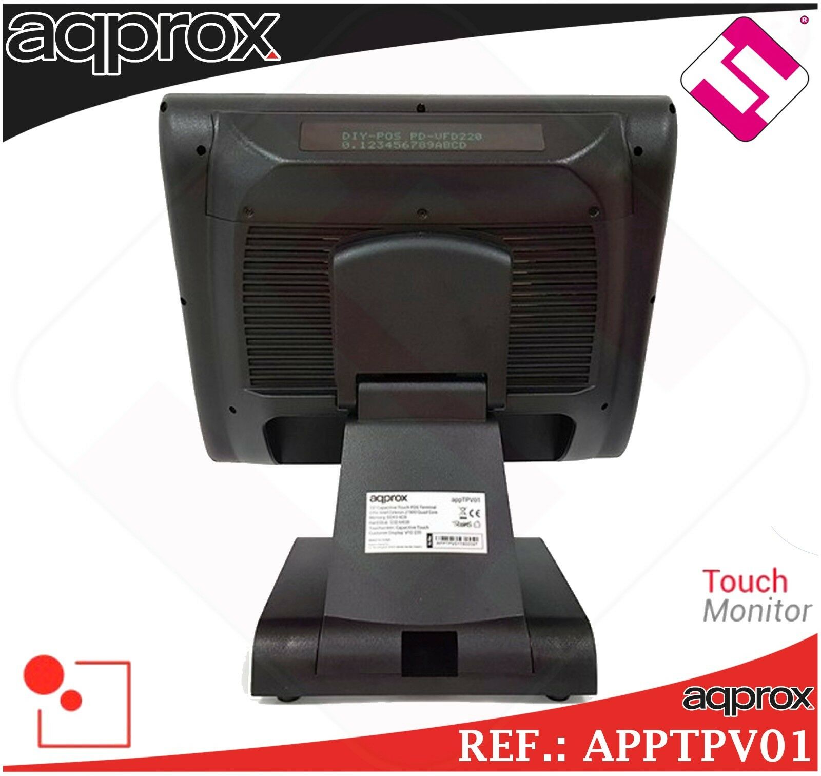 TPV TACTIL TERMINAL PUNTO VENTA 15" CON SOPORTE TECNICO GARANTIA 2 AÑOS APPTPV01