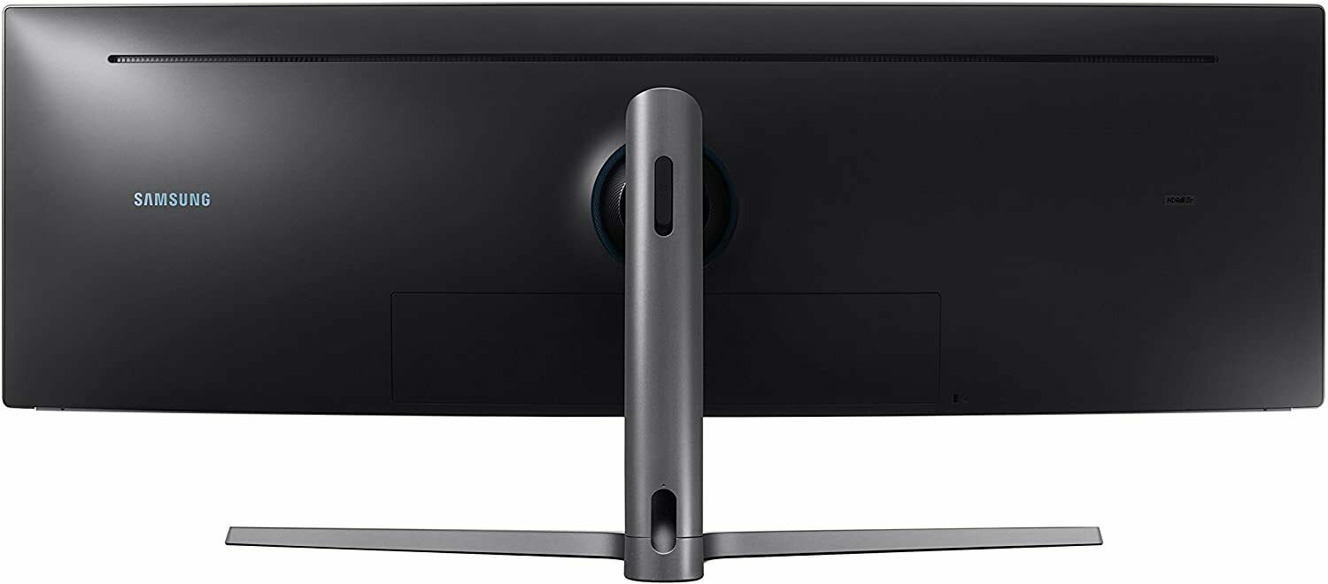 SAMSUNG LC49HG90DMRXXU Wide Full HD 49" Curved QLED Monitor - Black