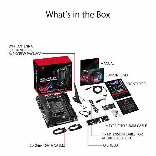 ASUS AMD B550 AM4 motherboard 4-DIMM ROG STRIX B550-I GAMING [Mini ITX]