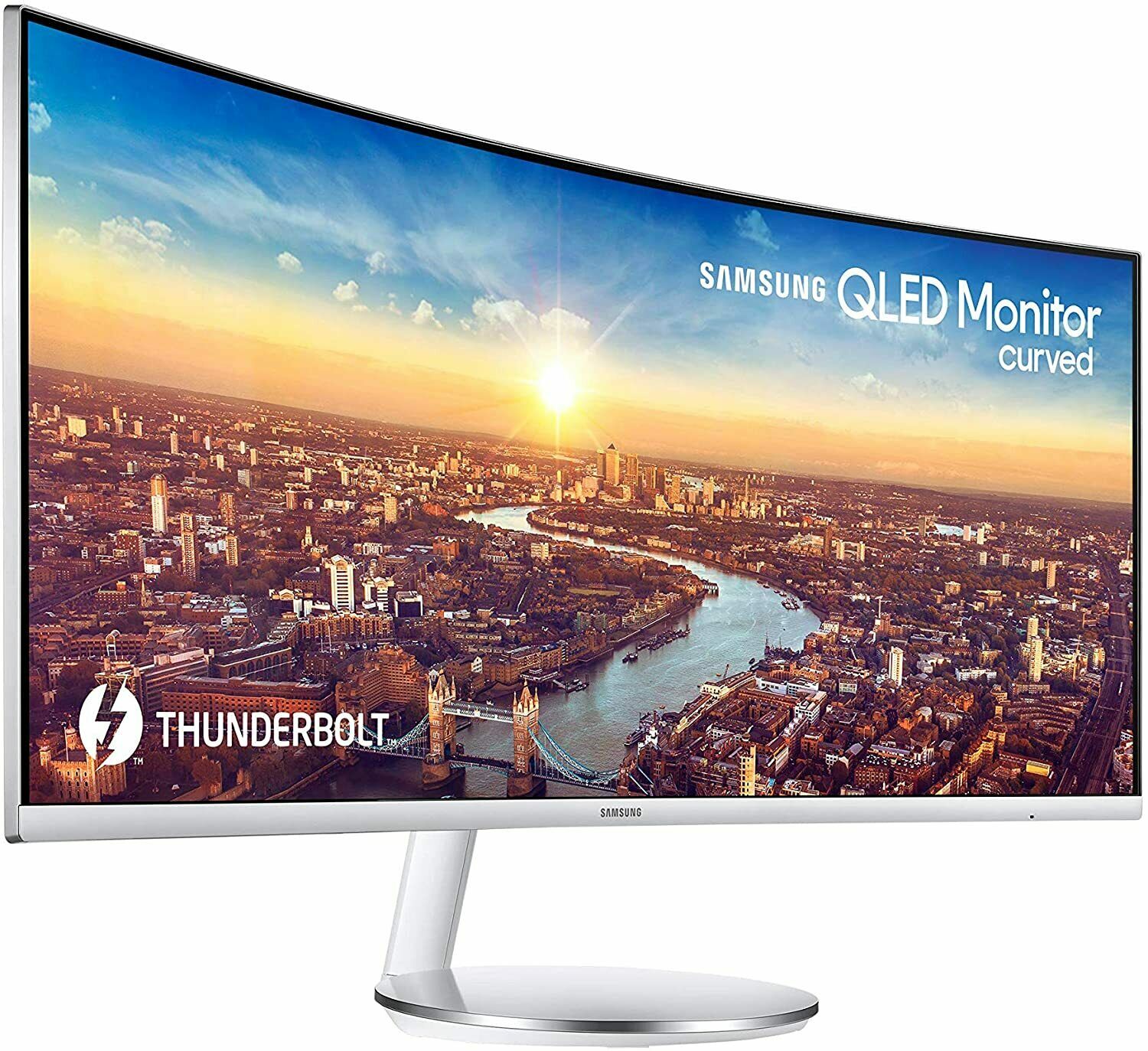Samsung C34J791WTR - CJ79 Series - QLED monitor - curved - 34"