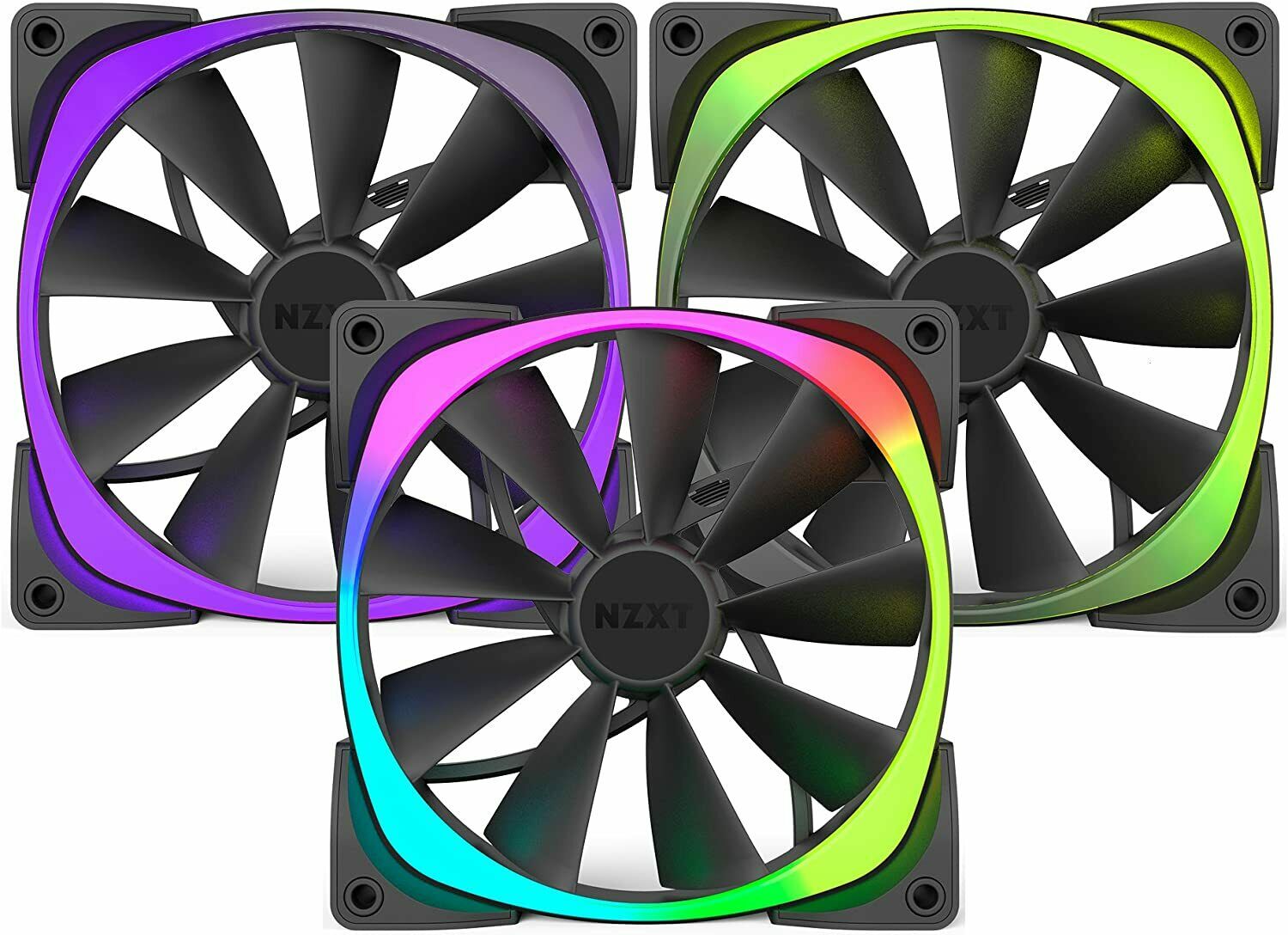 NZXT RF-AR140-T1 Aer RGB140 Triple Pack 140MM RGB Case Fan