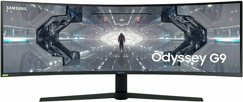 Samsung 49" UltraWide Dual QHD 240Hz G-SYNC Curved HDR Gaming Monitor