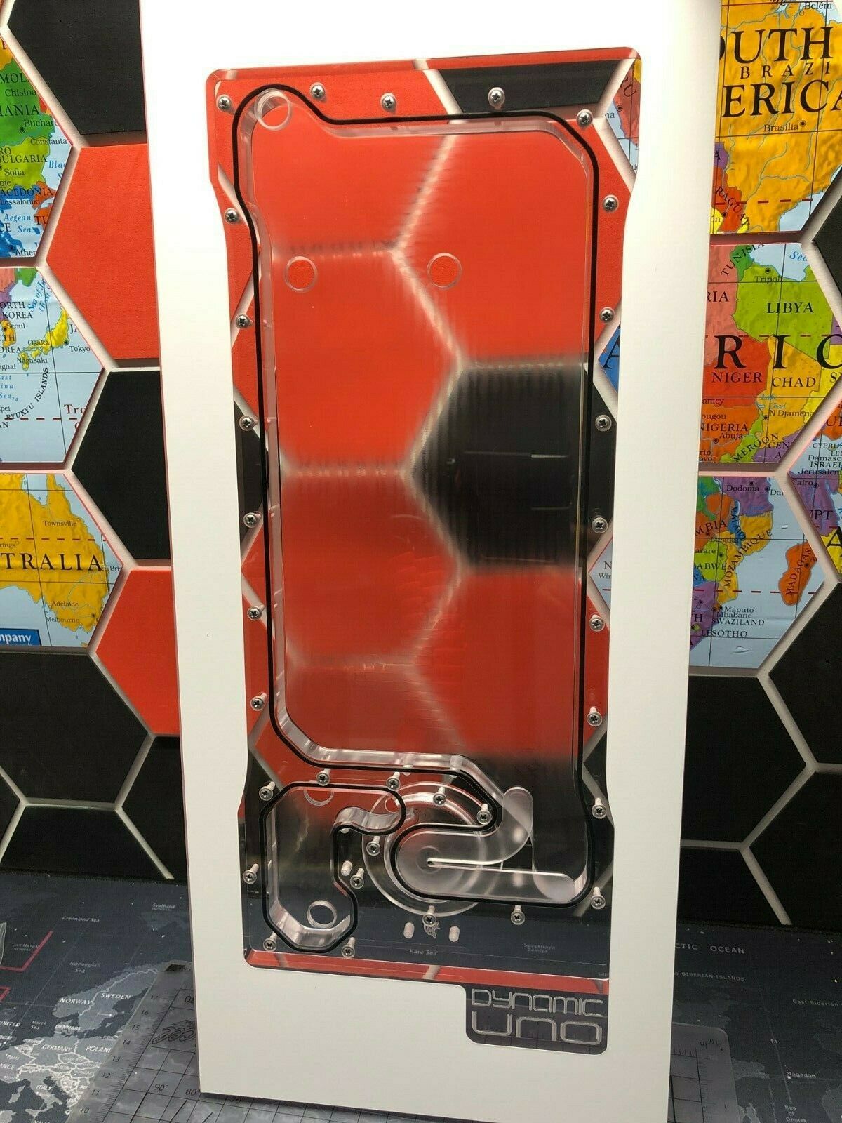 Dynamic UNO XL - Front Panel Acrylic Water Cooling Reservoir for D5 pump 011-XL