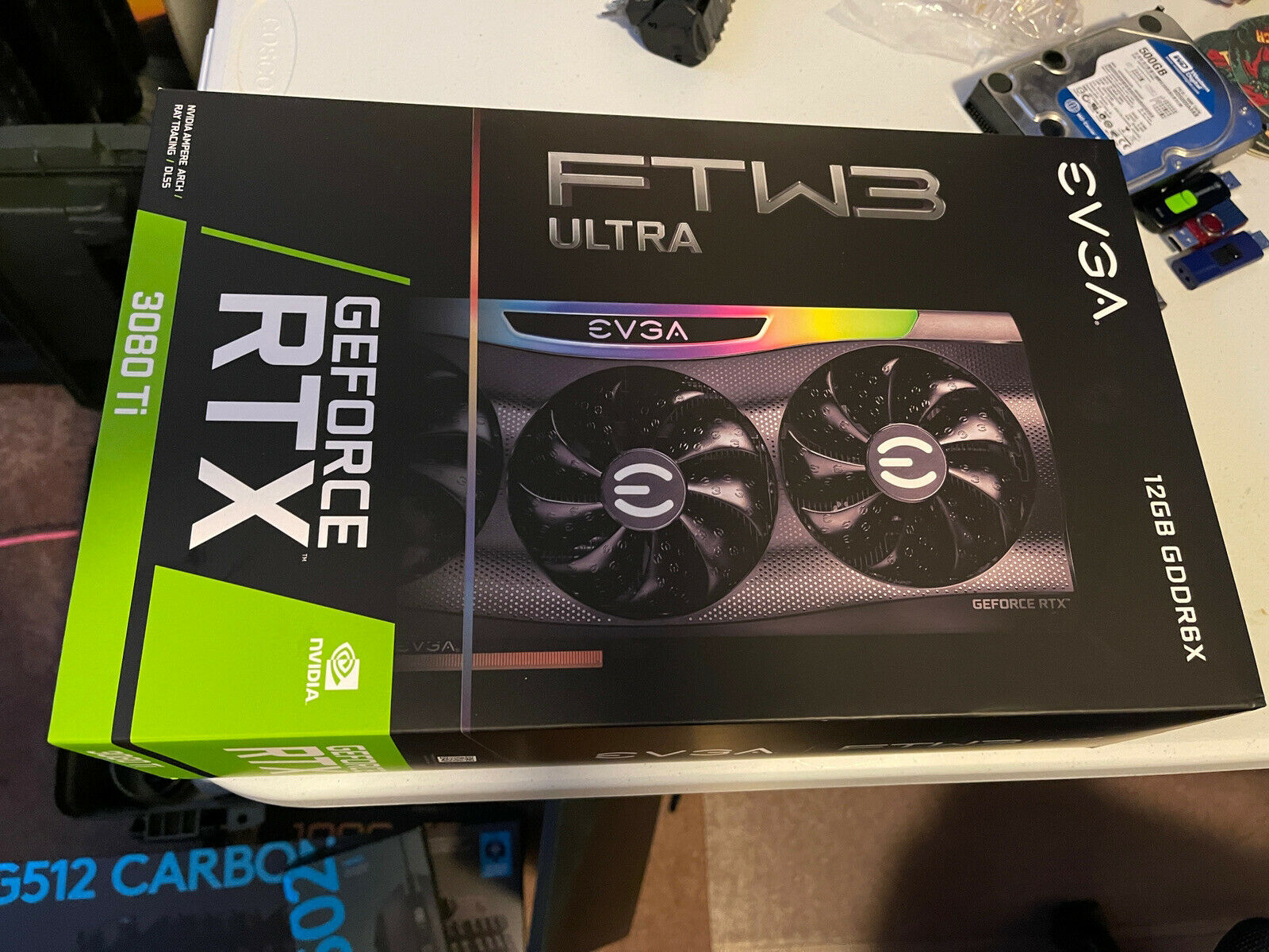 美品 EVGA GeForce RTX 3080 Ti FTW3 ULTRA EVGA NVIDIA GeForce RTX 3080 Ti FTW3 Ultra Gaming Triple-Fan