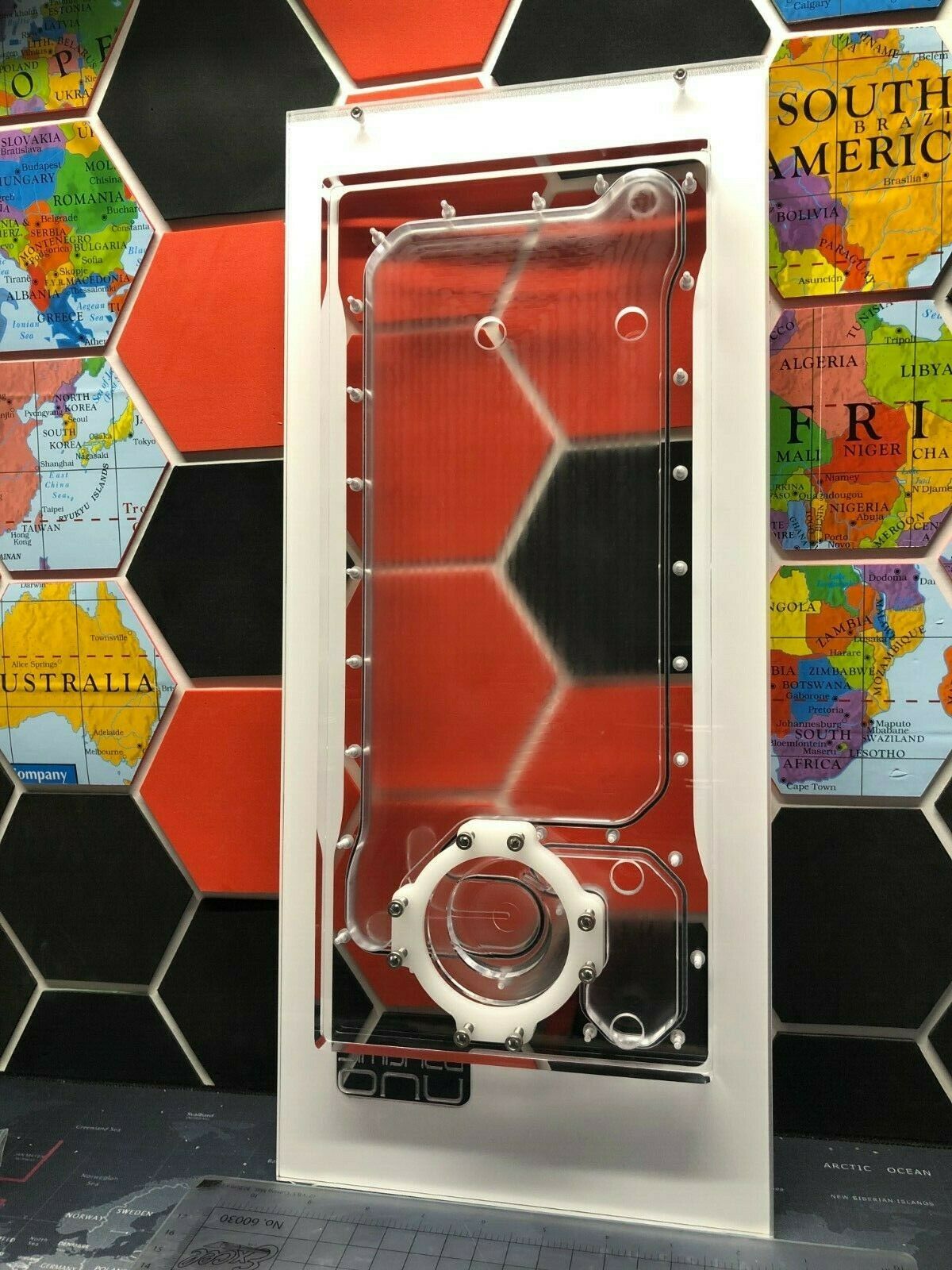 Dynamic UNO XL - Front Panel Acrylic Water Cooling Reservoir for D5 pump 011-XL