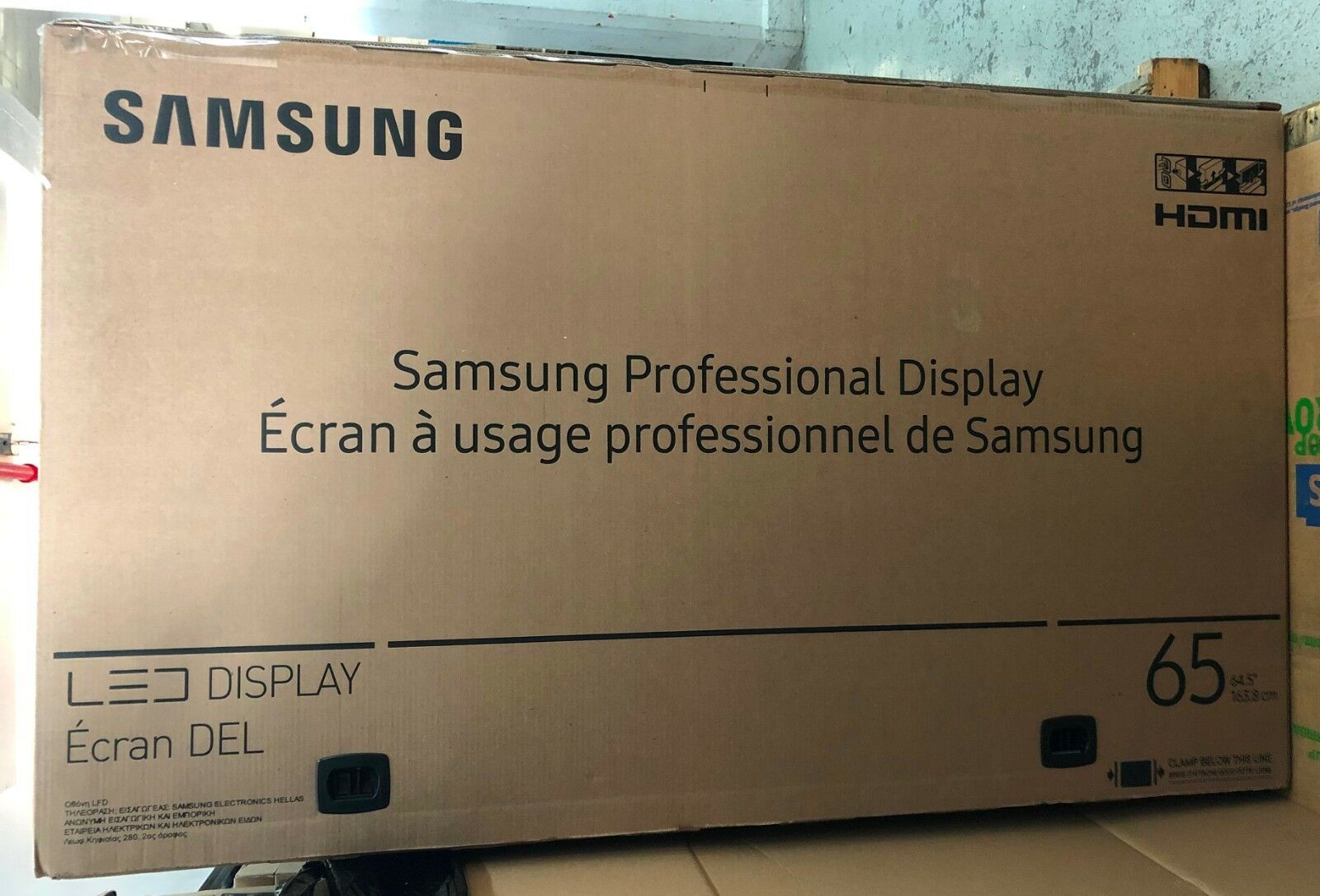 New Samsung QM65H 65"-Class UHD Commercial Smart LED Display Latest Model