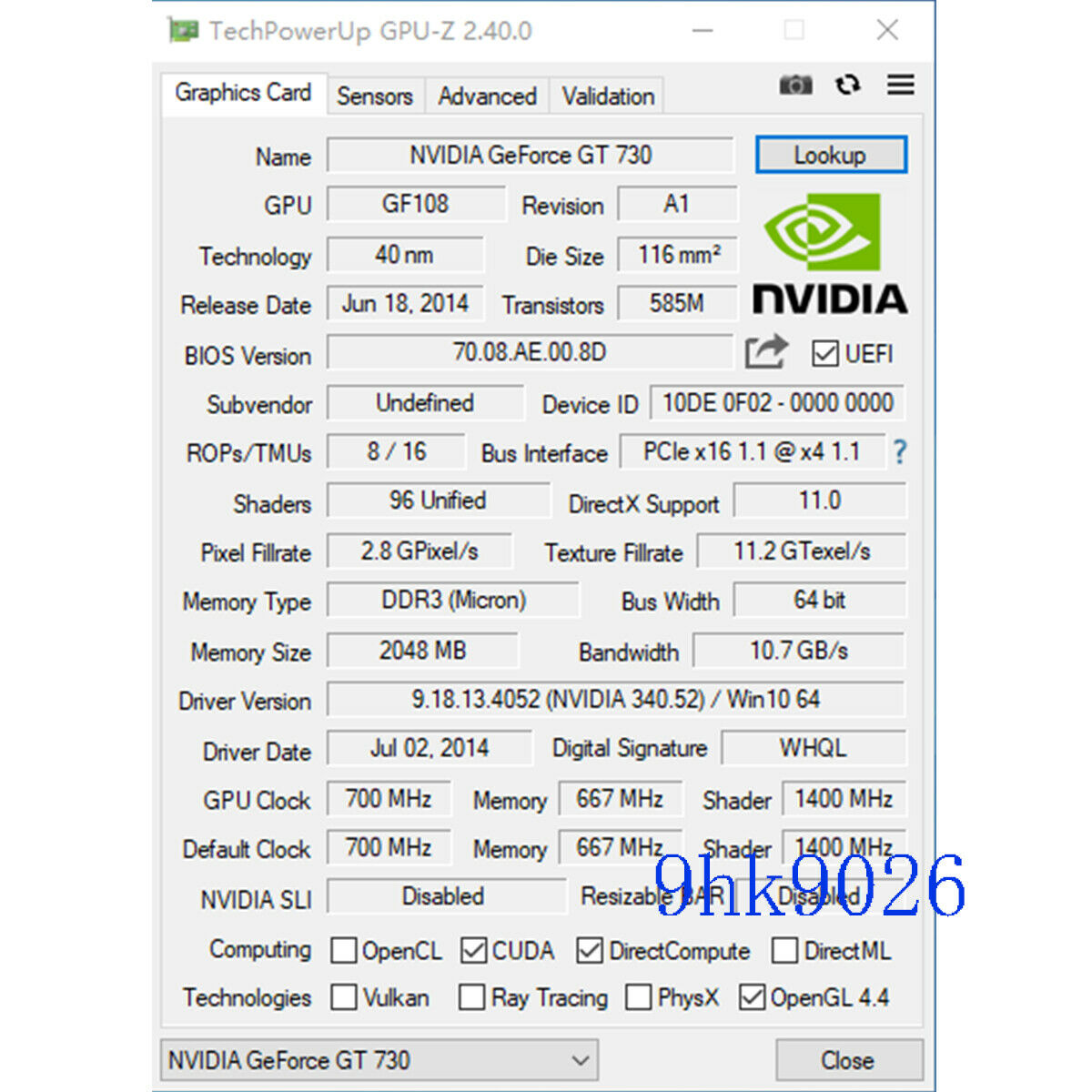 NEW GeForce GTX 750 4GB OR GeForce GT 730 2GB VGA HDMI DVI PCI-E Video Card