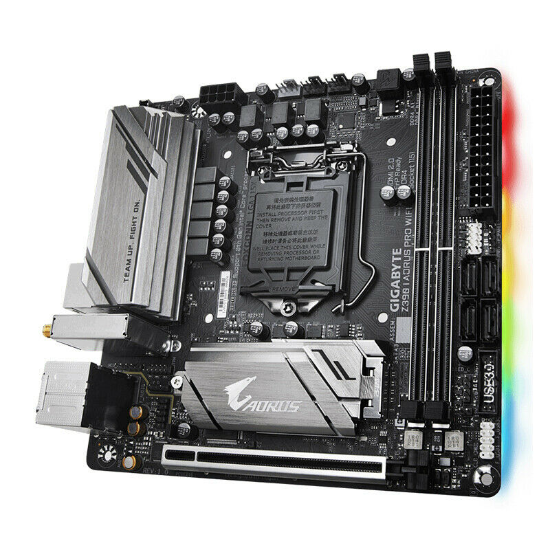 For Gigabyte Z390 I AORUS PRO WIFI LGA1151 DDR4 Mini-ITX Motherboard Tested