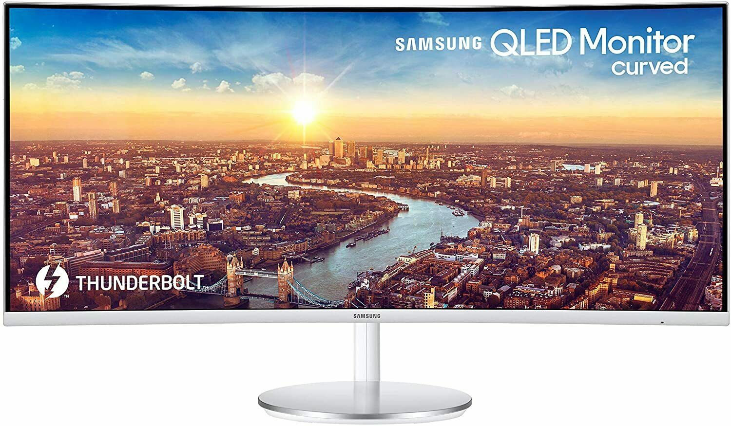 Samsung C34J791WTR - CJ79 Series - QLED monitor - curved - 34"