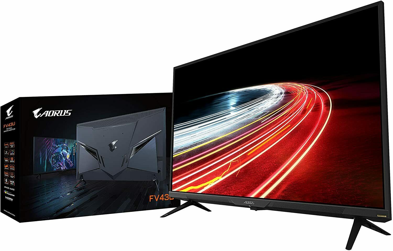 Gigabyte AORUS FV43U 43" VA QLED, 144Hz, 3840x2160 Display, G-SYNC Compatible