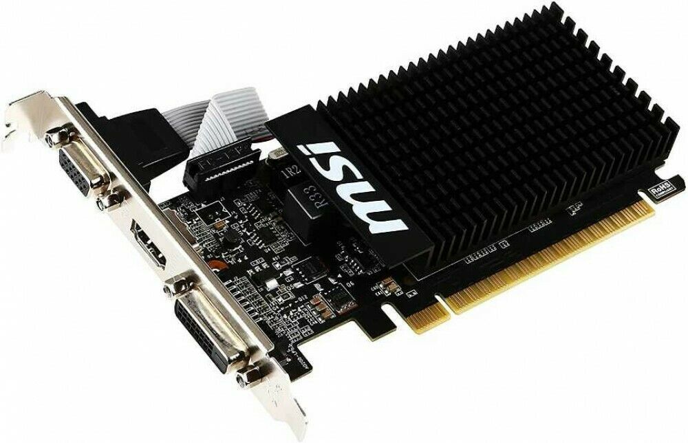 MSI Video Card GeForce GT 710 Low Profile Design PCI Exp 2.0 2GB DDR3 From Japan