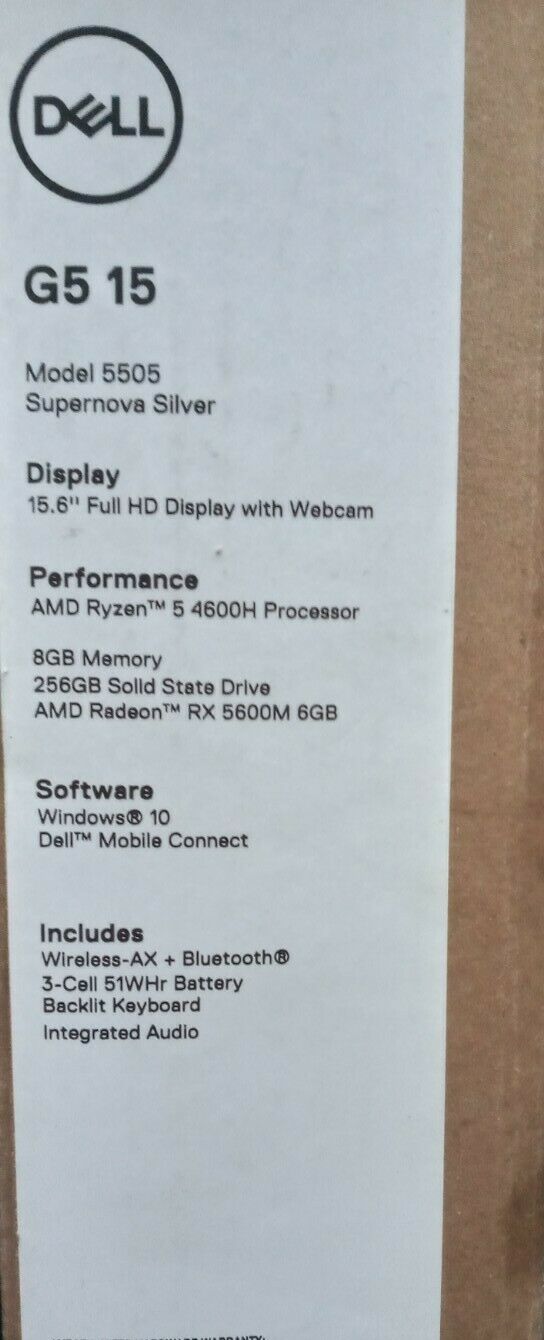 Dell G5 15 Gaming Laptop