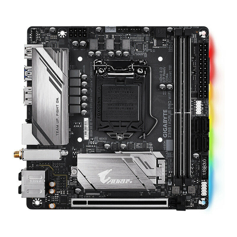 For Gigabyte Z390 I AORUS PRO WIFI LGA1151 DDR4 Mini-ITX Motherboard Tested