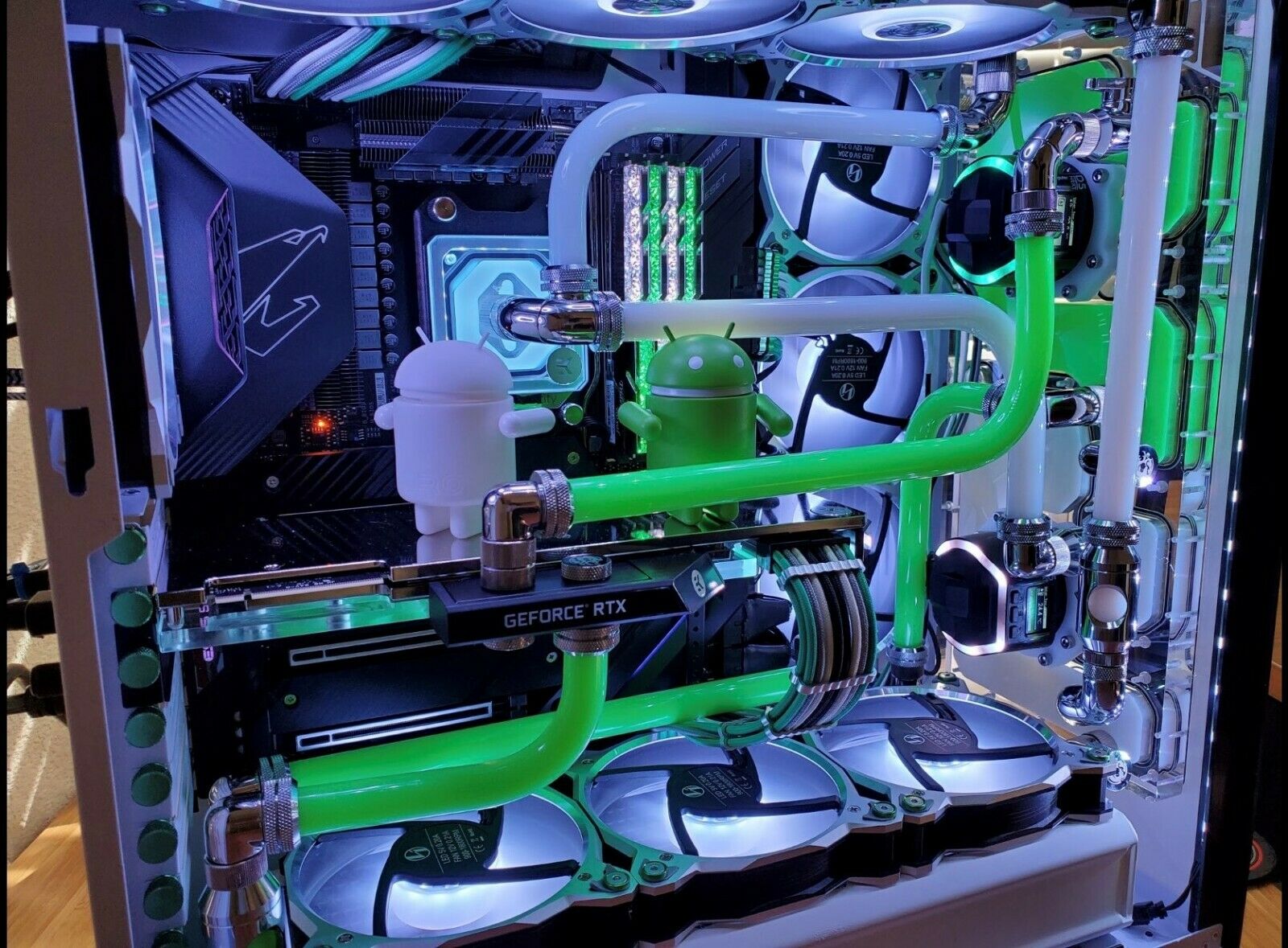 Dynamic DUO XL - Front Panel Acrylic Water Cooling Reservoir for D5 pump 011-XL