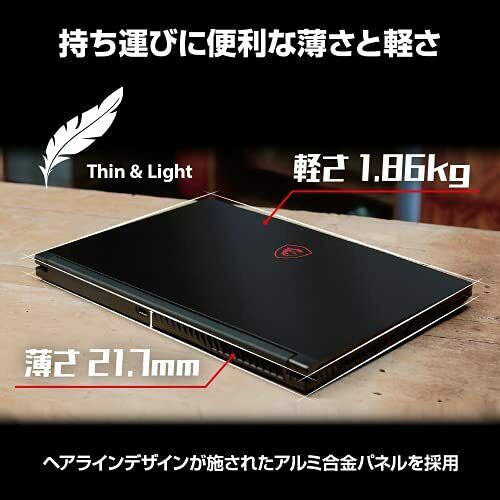 MSI Gaming Laptop GF63 i5 RTX3050Ti/15.6FHD/16GB/512GB, GF63-10UD-628JP
