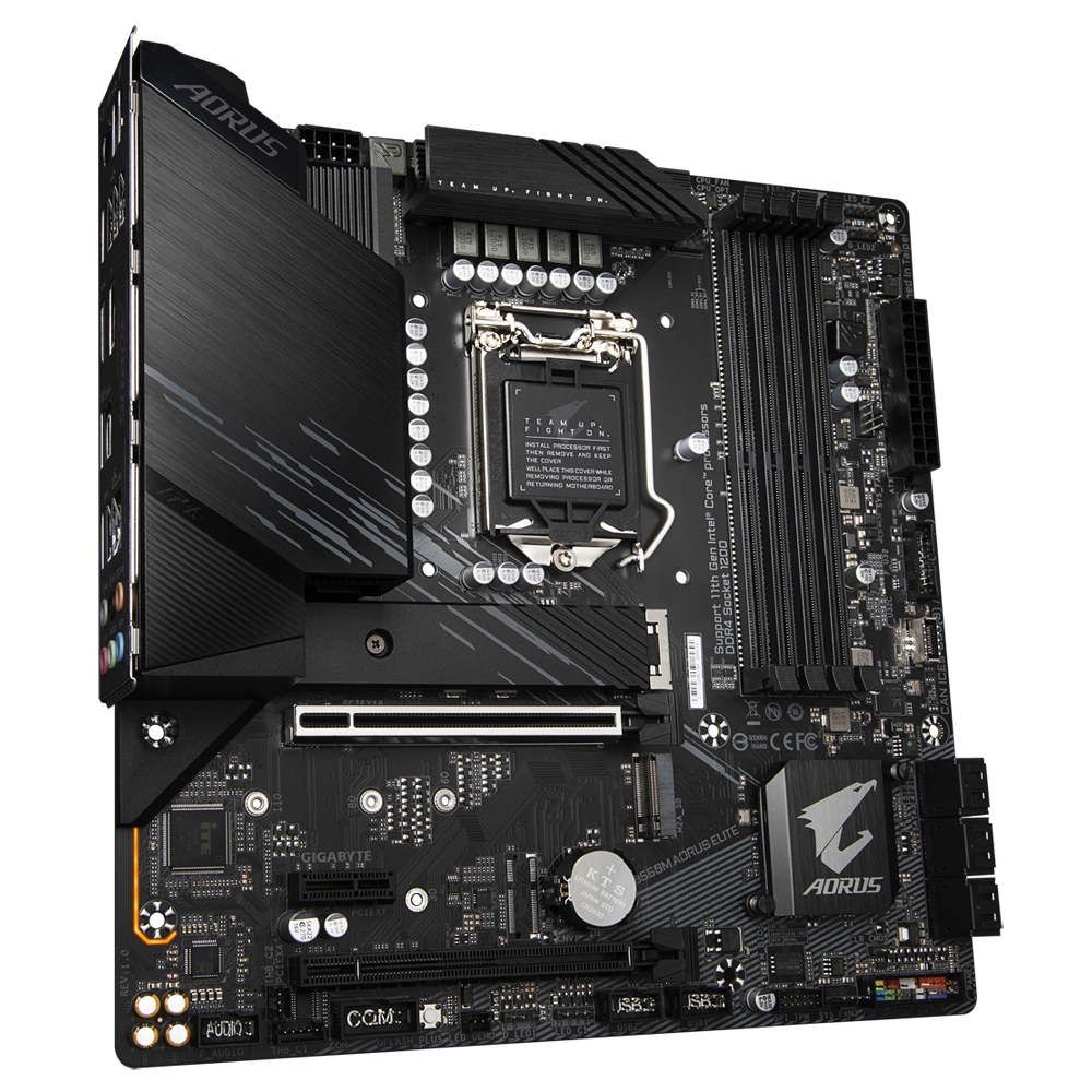 Gigabyte B560M AORUS ELITE Intel B560 LGA 1200 HDMI Micro-ATX Gaming Motherboard