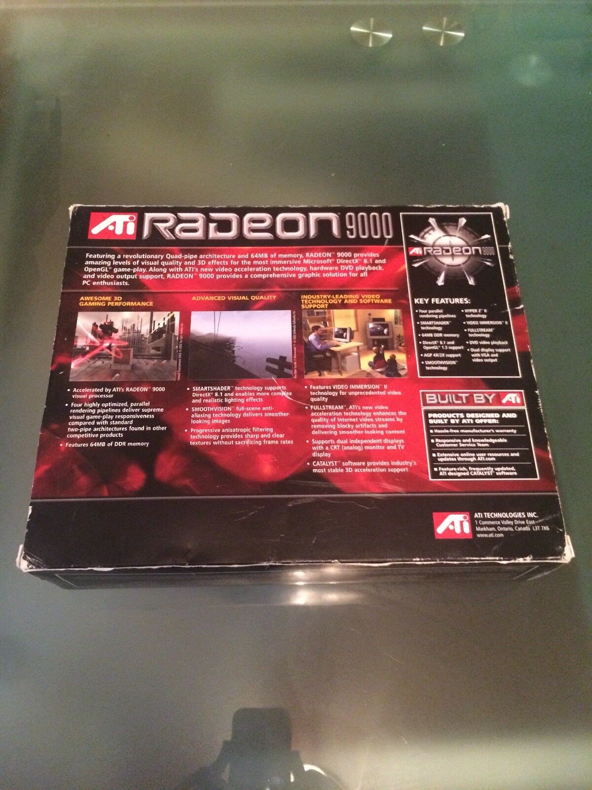 ATi Radeon 9000 64MB AGP video card Part Number: 102G011801 VGA & S-Video out