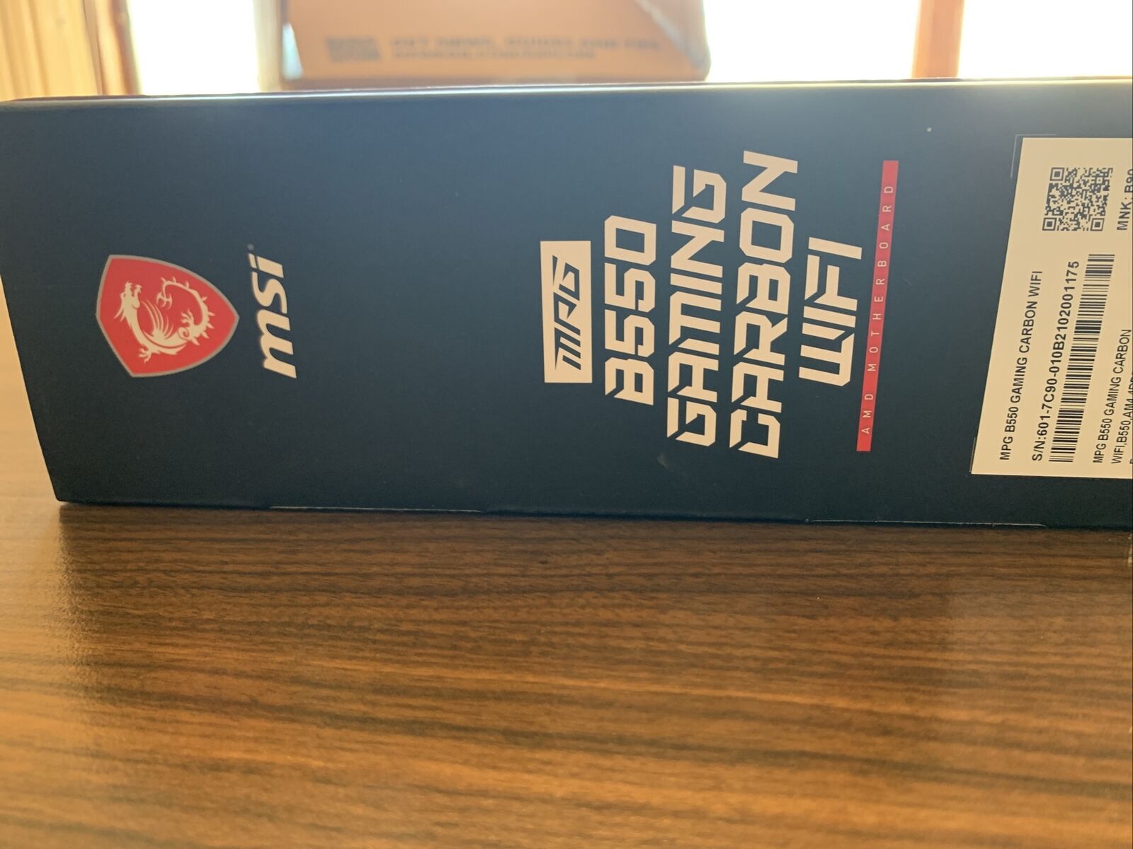 msi B550 Gaming motherboard Ryzen Supported.