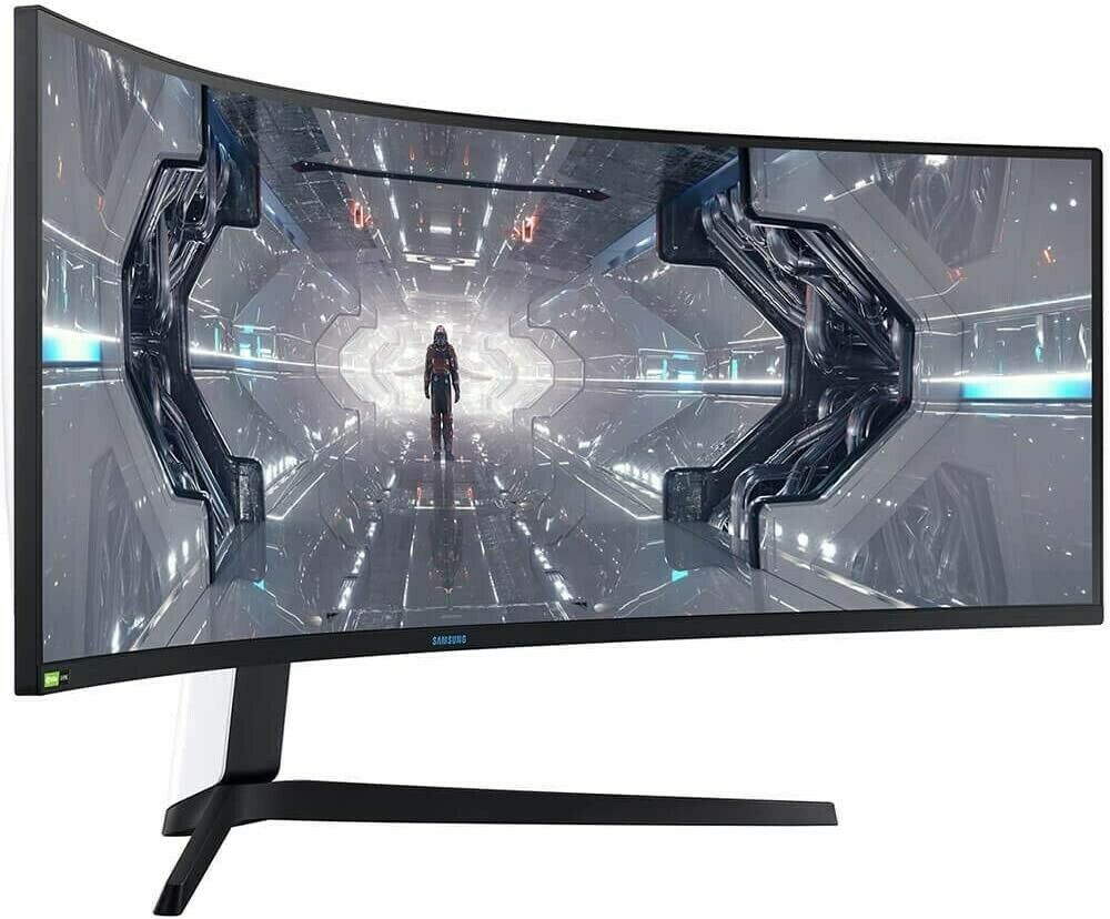 SAMSUNG 49-inch Odyssey G9 Gaming Monitor-QHD, 240hz, 1000R Curved, QLED, NVIDIA