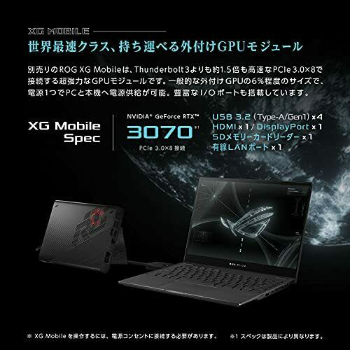 ASUS Gaming Laptop ROG Flow X13 GV301QH Ryzen7 5800HS/16GB/512GB/GTX1650/13.4in