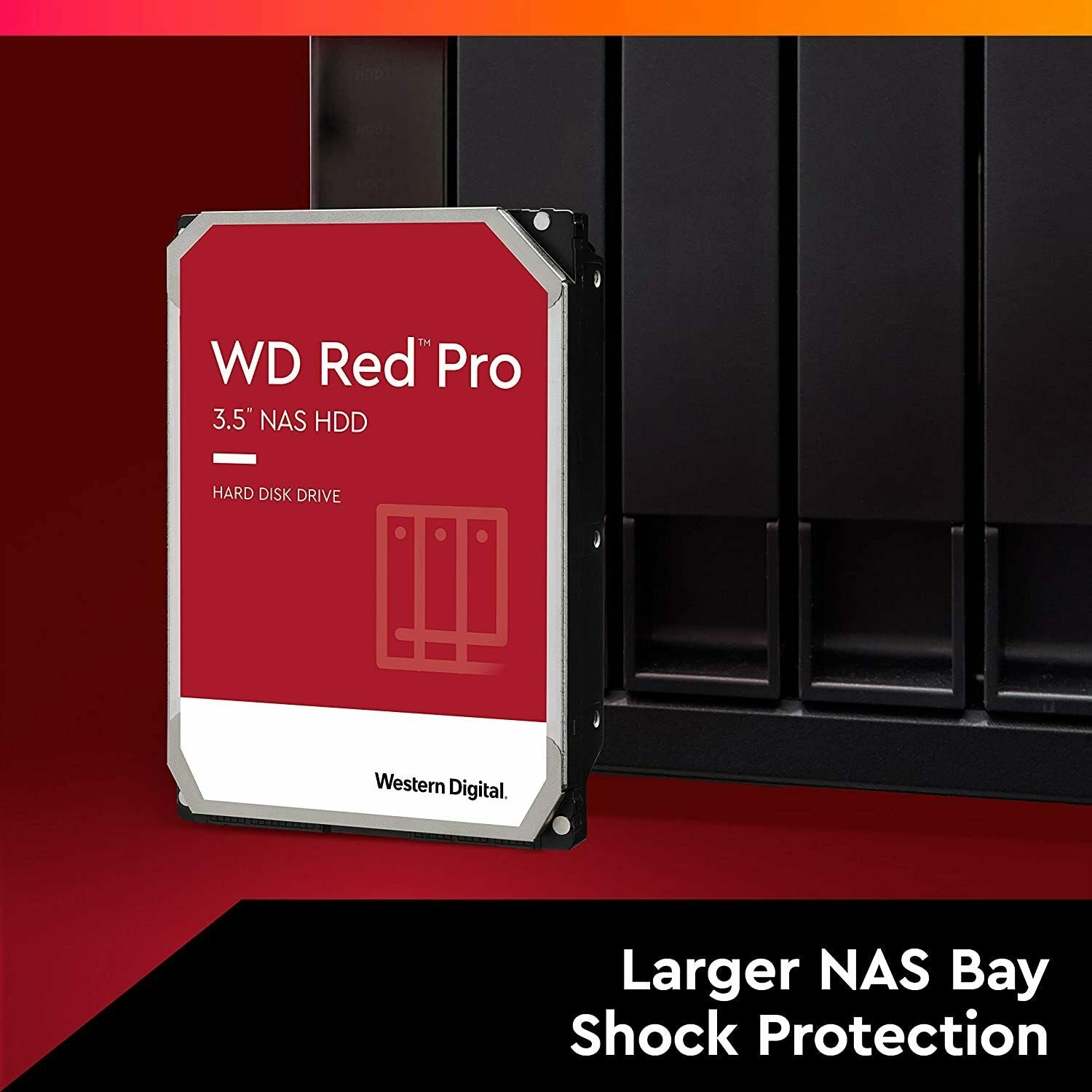 WD Red Pro 10 TB 3.5 Inch NAS Internal Hard Drive - 7200 RPM - WD102KFBX