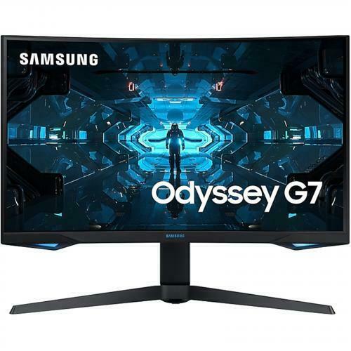 Samsung Odyssey G7 27" Curved QLED Gaming Monitor, 2560X1440, 1ms, 240Hz,