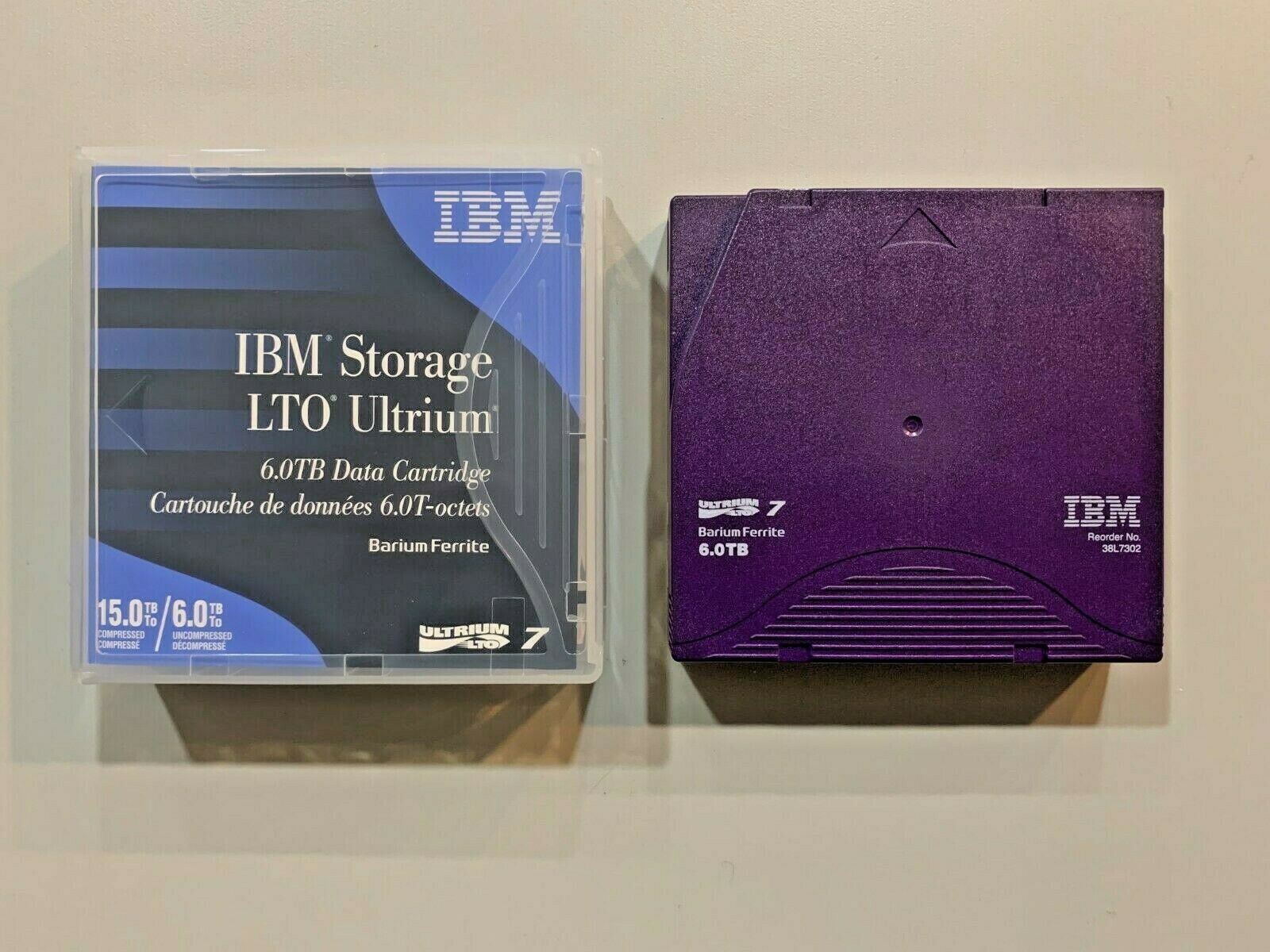 NEW- IBM LTO 7 Tape Cartridge (20 Pack) Ultrium Storage Data Drive # 38L7302