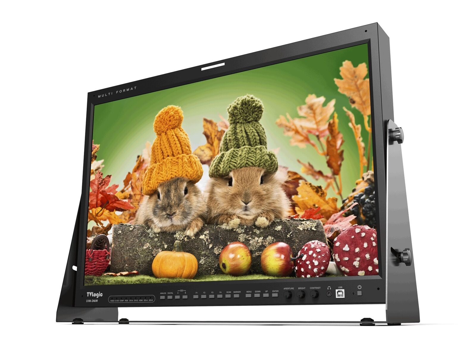 TVlogic LVM-246W 24 inch Component/3G-SDI/DVI/HDMI Full HD 1920x1200 LCD Monitor
