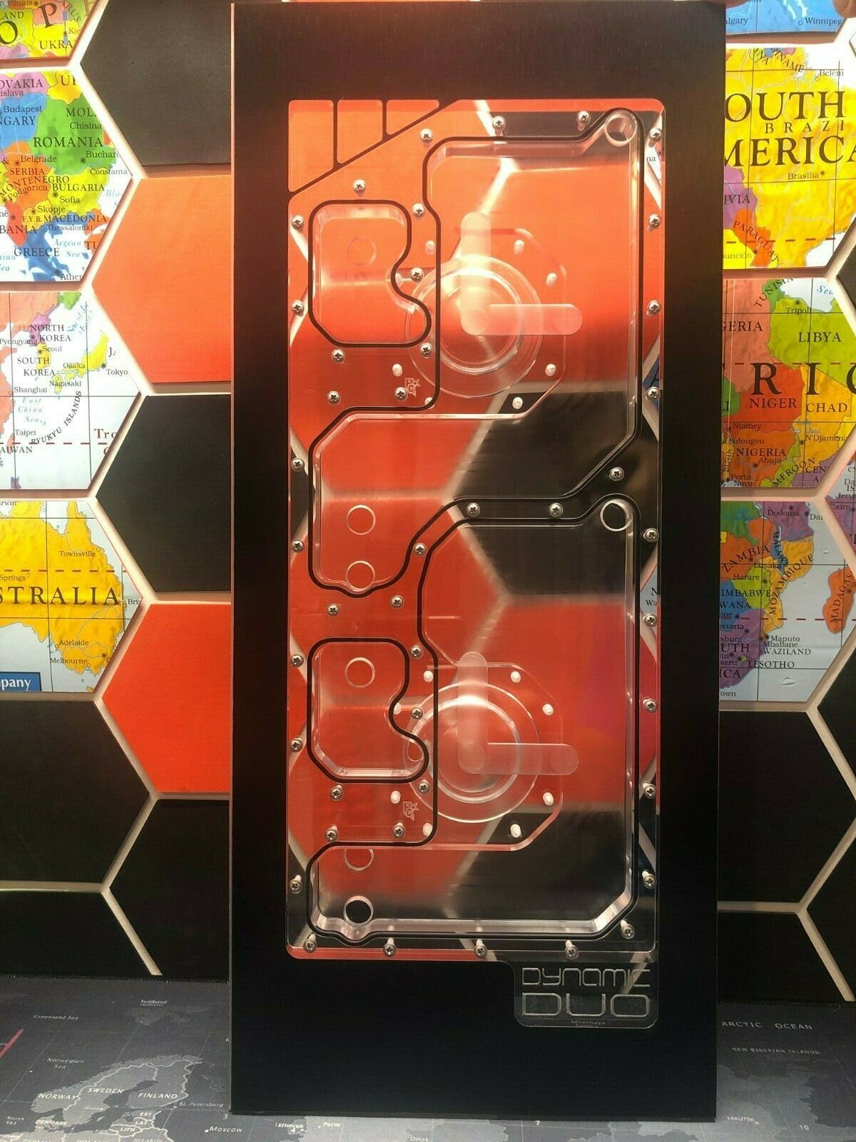Dynamic DUO XL - Front Panel Acrylic Water Cooling Reservoir for D5 pump 011-XL