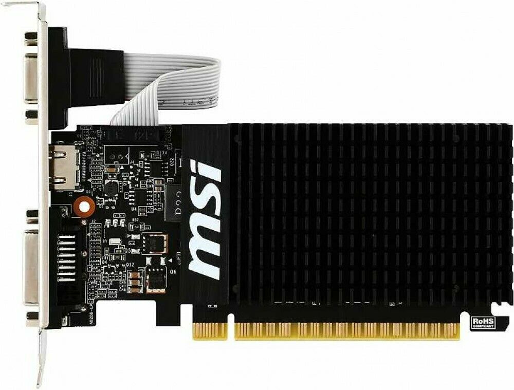 MSI Video Card GeForce GT 710 Low Profile Design PCI Exp 2.0 2GB DDR3 From Japan