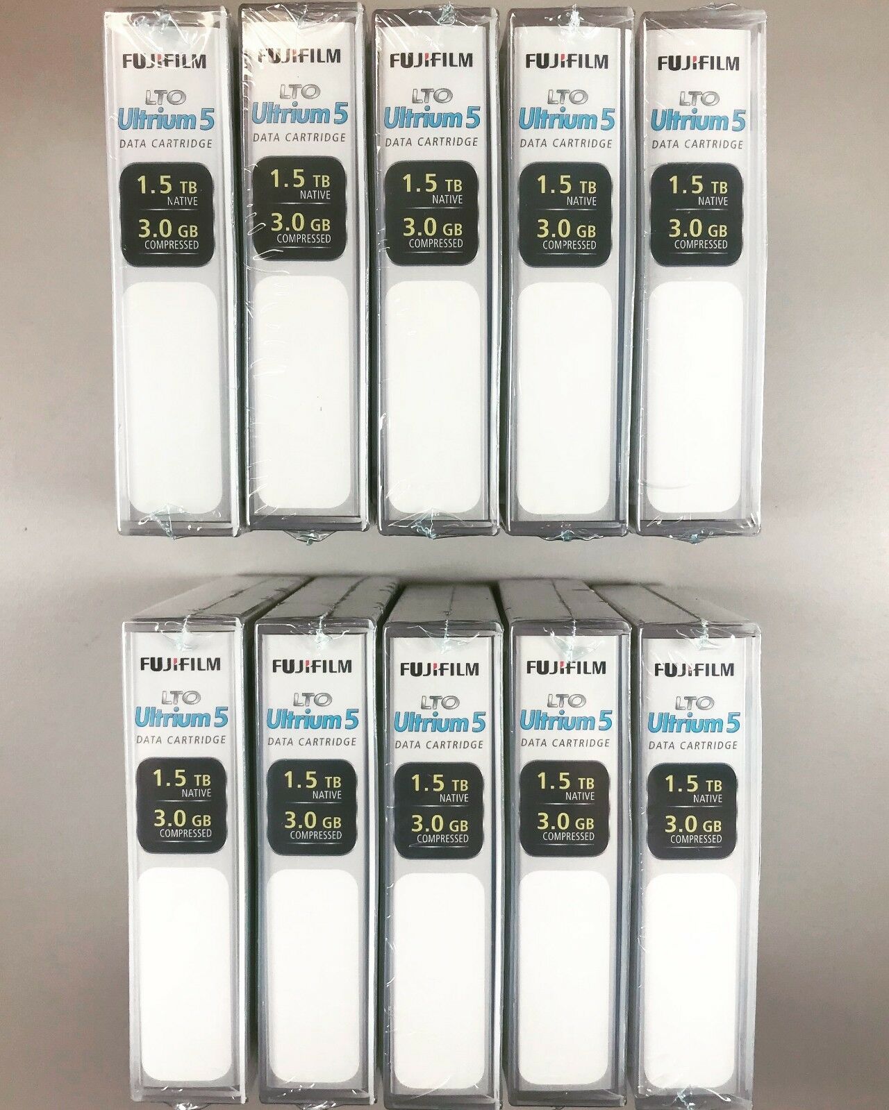 NEW- FUJI LTO-5 (10 PACK) #81110000410 Backup Data Storage Tape 1.5TB/ 3TB