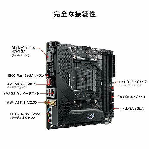 ASUS AMD B550 AM4 motherboard 4-DIMM ROG STRIX B550-I GAMING [Mini ITX]