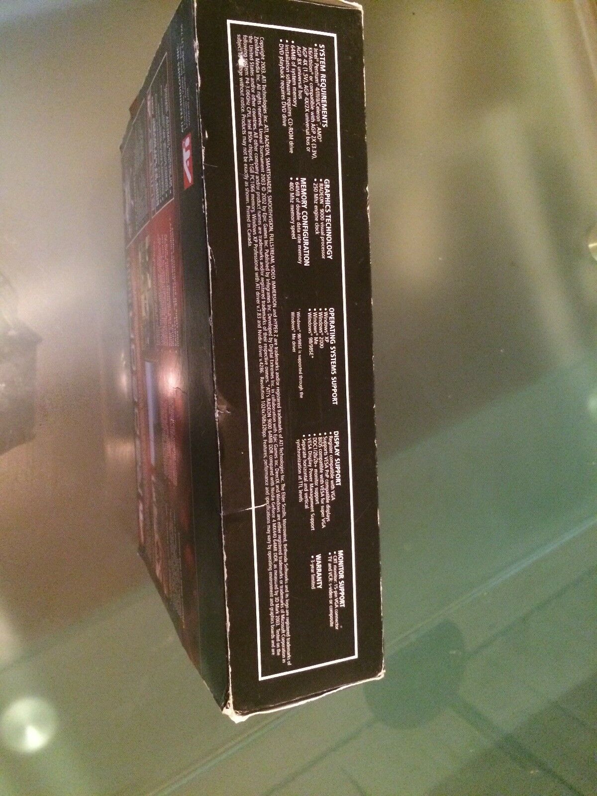 ATi Radeon 9000 64MB AGP video card Part Number: 102G011801 VGA & S-Video out