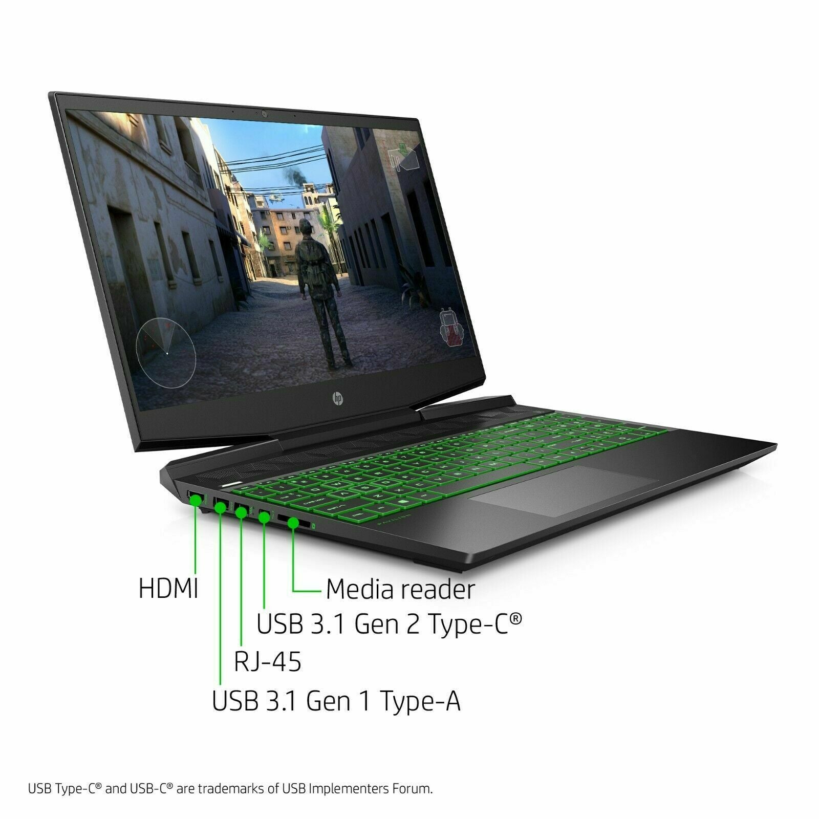 NEW HP Pavilion Gaming Laptop 15.6" FHD i5-10300H 4.3GHz 8GB 256GB SSD GTX 1650