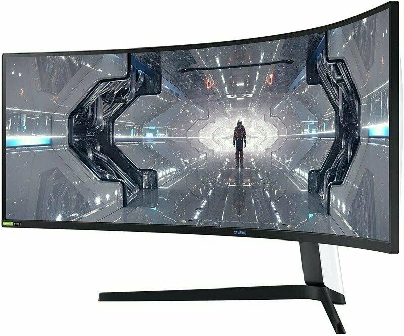 Samsung 49" UltraWide Dual QHD 240Hz G-SYNC Curved HDR Gaming Monitor