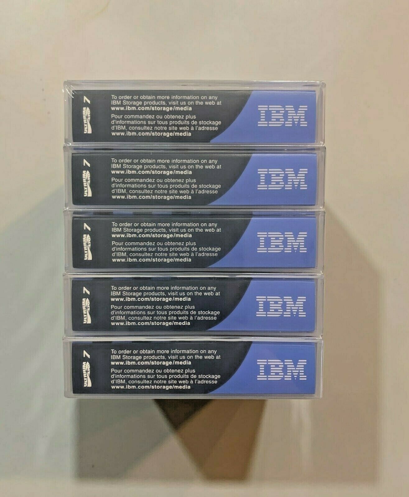 NEW- IBM LTO 7 Tape Cartridge (20 Pack) Ultrium Storage Data Drive # 38L7302