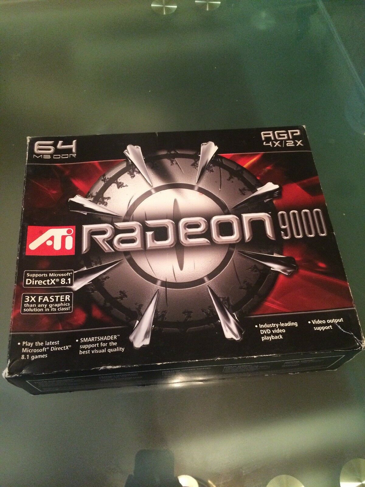 ATi Radeon 9000 64MB AGP video card Part Number: 102G011801 VGA & S-Video out