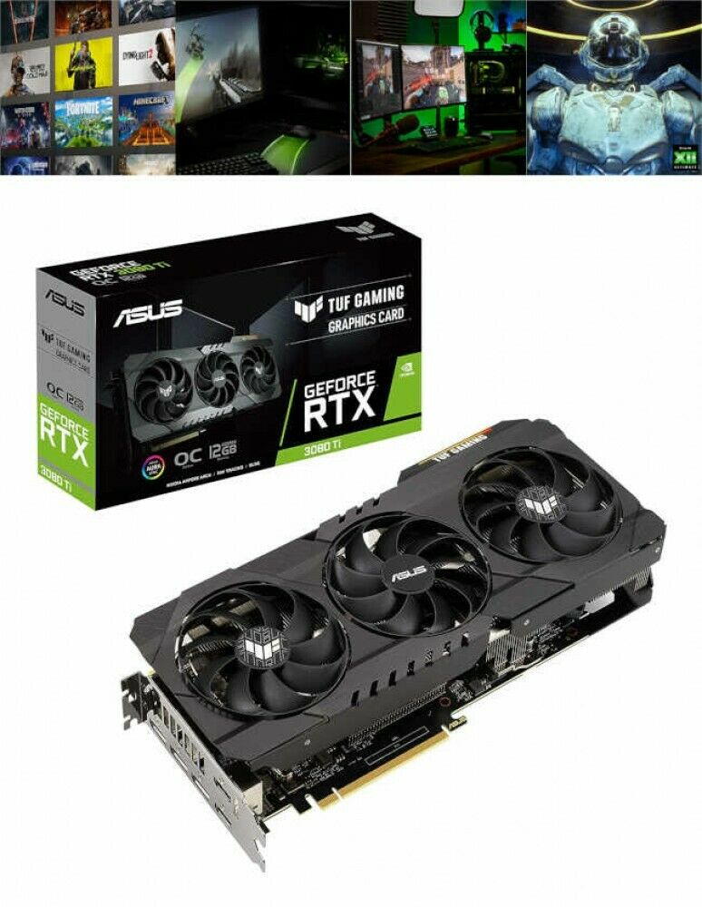 ASUS Video Card TUF Gaming NVIDIA GeForce RTX 3080 PCI-Exp 4.0 12GB GDDR6X Fast