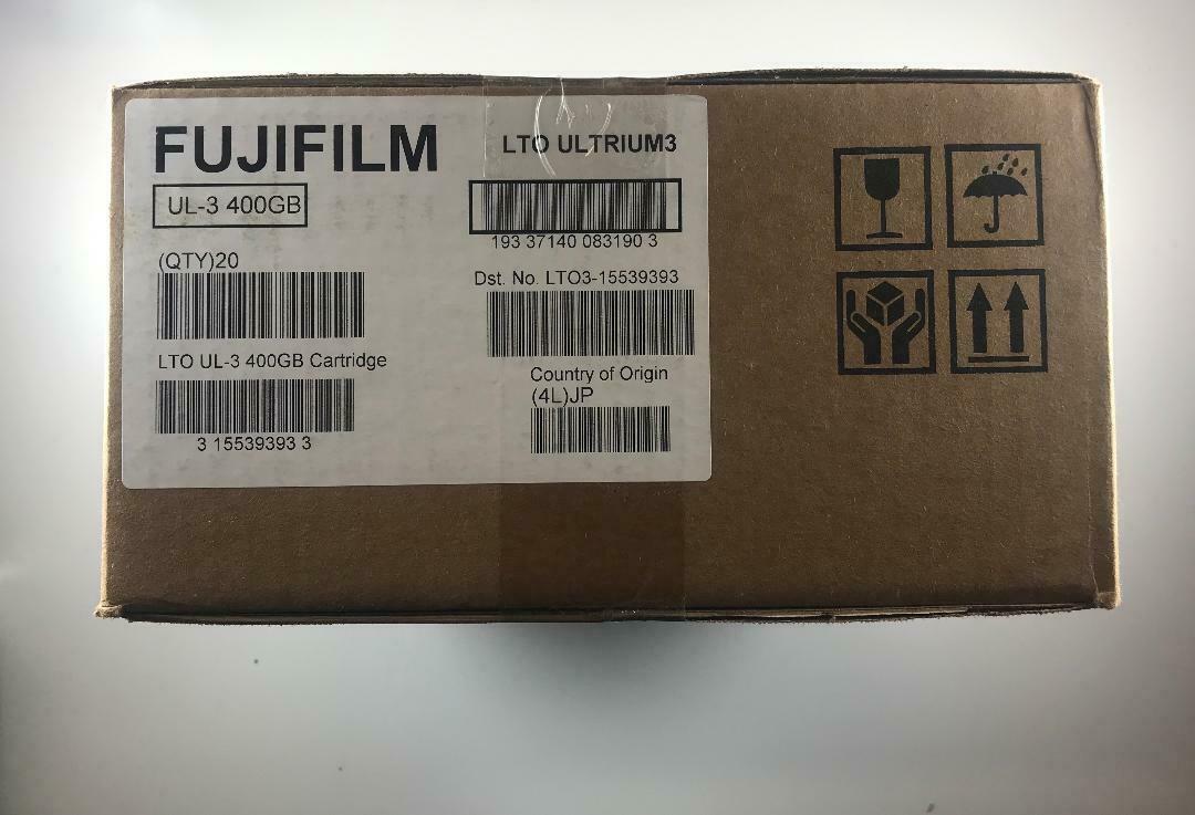 FUJI FILM LTO-3 ( 20 PACK) #15539393 800GB DATA STORAGE TAPE