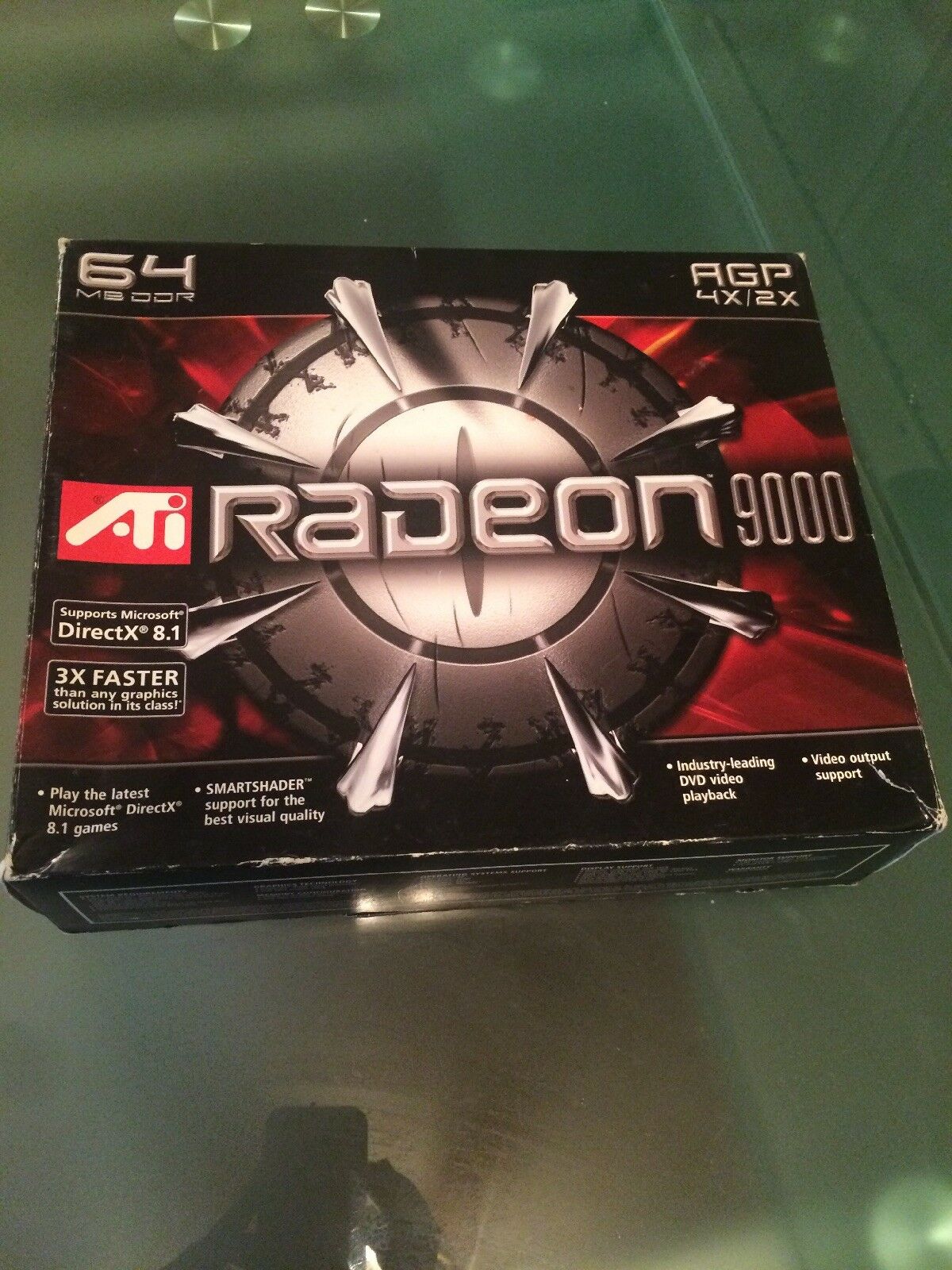 ATi Radeon 9000 64MB AGP video card Part Number: 102G011801 VGA & S-Video out