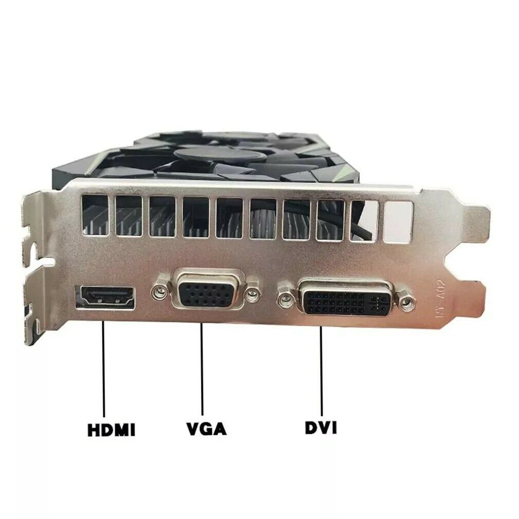 New Desktop GRAPHIC CARD Gtx1050ti 2gb 4gb Ddr5 128bit HDMI 6 DVI VGA Video Cad