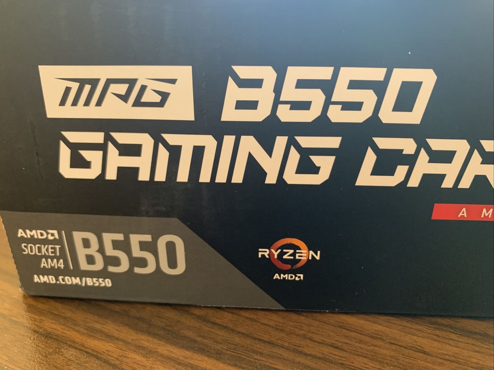 msi B550 Gaming motherboard Ryzen Supported.