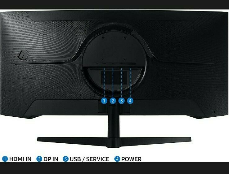 Samsung Odyssey G5 Gaming Monitor LC34G55TWWRXXU 34" 1000R Curved 165Hz,