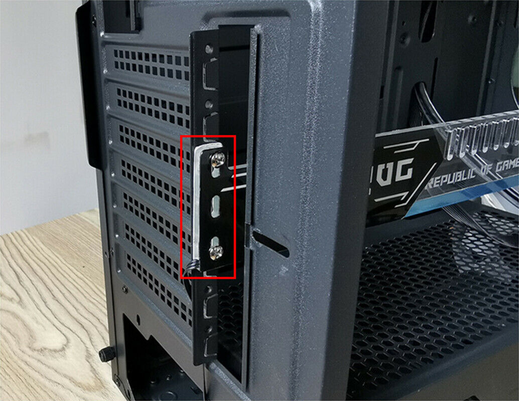 RGB Graphics Card Bracket LED Sync Light Acrylic for Brace GPU Fix Video Card PC