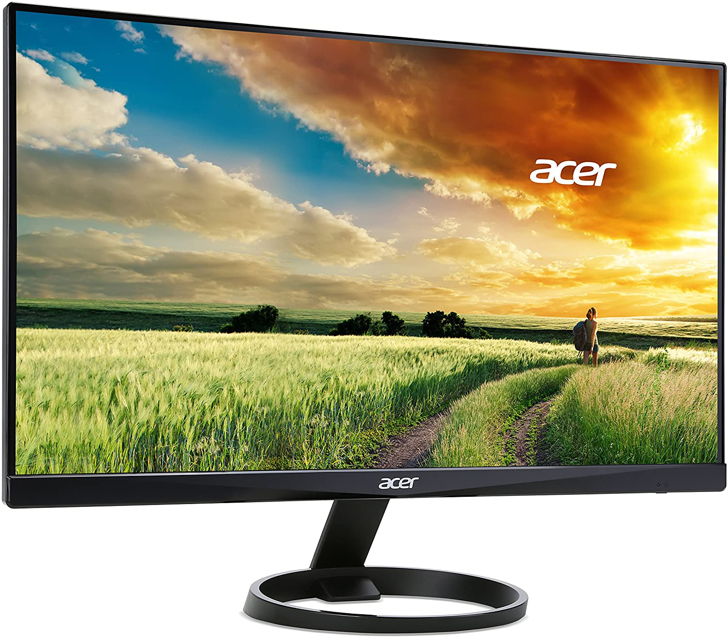 Acer R240HY Monitor Full HD, 60Hz, 4ms (G2G), HDMI 1.4, DVI, VGA